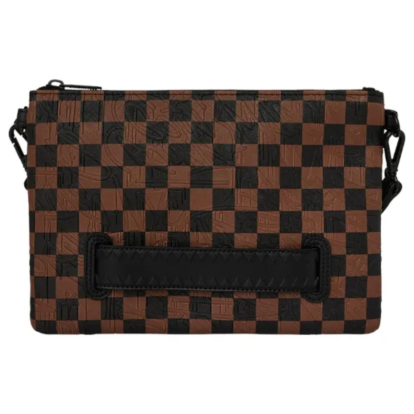 Sprayground Check 2 Emboss parte trasera del neceser Sprayground Check 2 Emboss parte trasera del neceser