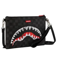 olso de mano Sprayground Scribble Shark con tira cruzada olso de mano Sprayground Scribble Shark con tira cruzada