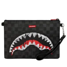 olso de mano Sprayground Scribble Shark en negro
