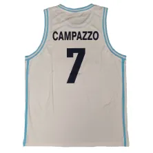 Camiseta Campazzo Argentina baloncesto blanca trasera