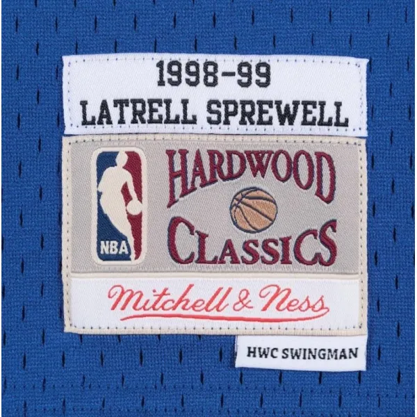 Camiseta Latrell Sprewell Knicks etiqueta