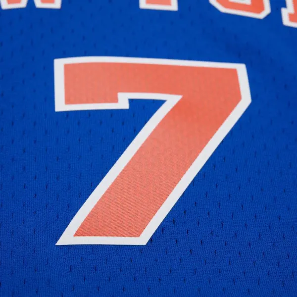 Camiseta Carmelo Anthony Knicks swingman azul numero