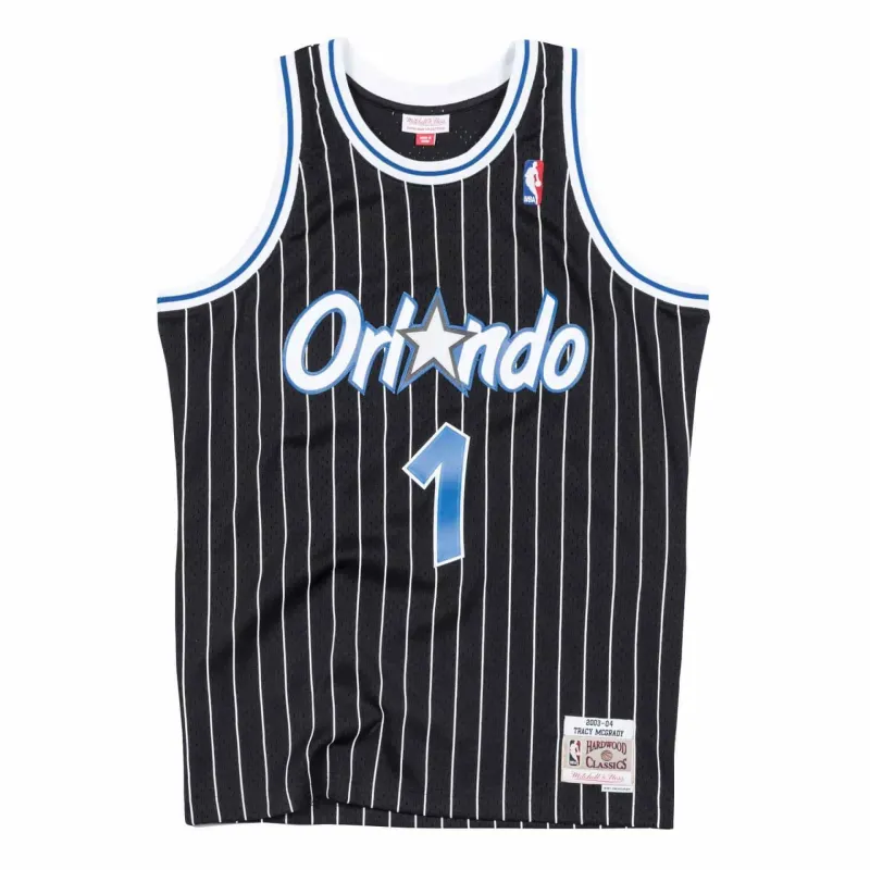Camiseta Tracy Mcgrady negra swingman frontal