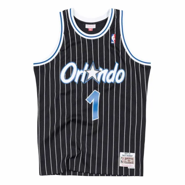 Camiseta Tracy Mcgrady negra swingman frontal
