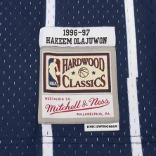Camiseta Hakeem Olajuwon Houston Rockets - Swingman etiqueta