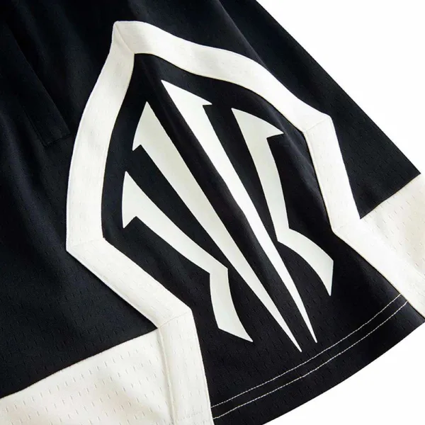 Short Anta KAI Knit Game negro y blanco detalle 1 Short Anta KAI Knit Game negro y blanco detalle 1