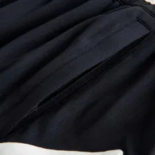 Short Anta KAI Knit Game negro y blanco bolsillo Short Anta KAI Knit Game negro y blanco bolsillo