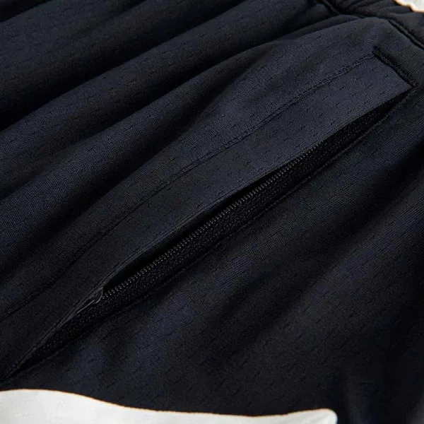 Short Anta KAI Knit Game negro y blanco bolsillo Short Anta KAI Knit Game negro y blanco bolsillo