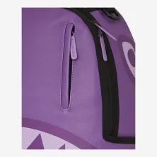 Sprayground Purple Shark Central - Mochila instituto detalle cremallera Sprayground Purple Shark Central - Mochila instituto detalle cremallera