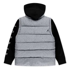 Chaqueta con Capucha Jordan Fer Puffer Junior Grey Cement