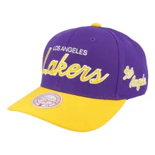 gorra lakers Team Script 2 Snapback frontal