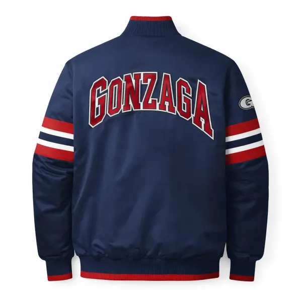 Chaqueta Varsity Gonzaga NCAA Starter parte trasera