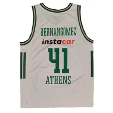 Camiseta Juancho Hernangomez Panathinaikos Euroliga blanca Oficial Adidas