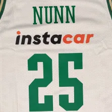 Camiseta Kendrick Nunn Panathinaikos Baloncesto Euroliga Oficial Adidas blanca
