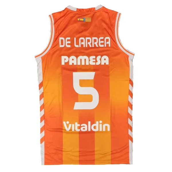 Camiseta Sergio de Larrea Valencia Basket ACB Primera Equipacion 2026 Hummel