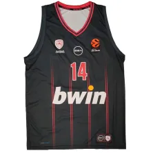 Camiseta Aleksander Vezenkov Olympiacos GSA 2026 Euroliga Equipacion negra