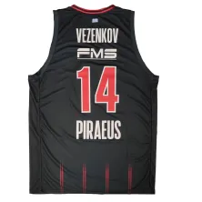 Camiseta Aleksander Vezenkov Olympiacos GSA 2026 Euroliga Equipacion negra