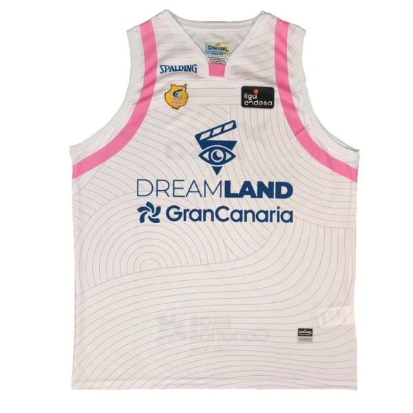 Camiseta Gran Canaria ACB 2026 Spalding blanca