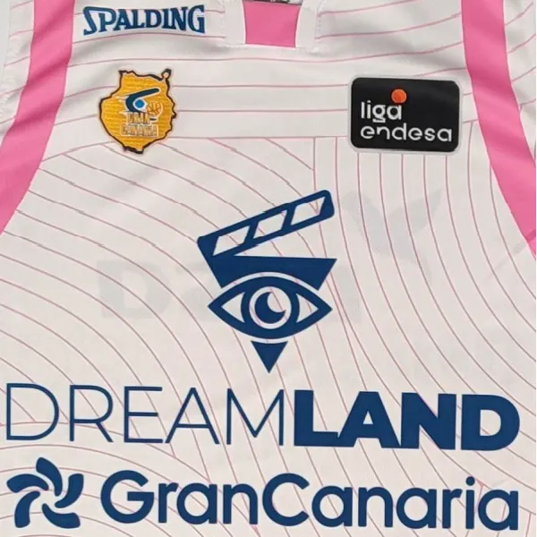 Camiseta Gran Canaria ACB 2026 Spalding blanca