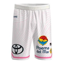 Short Baloncesto Gran Canaria Tercera Equipacion Blanca Spalding 2025-26