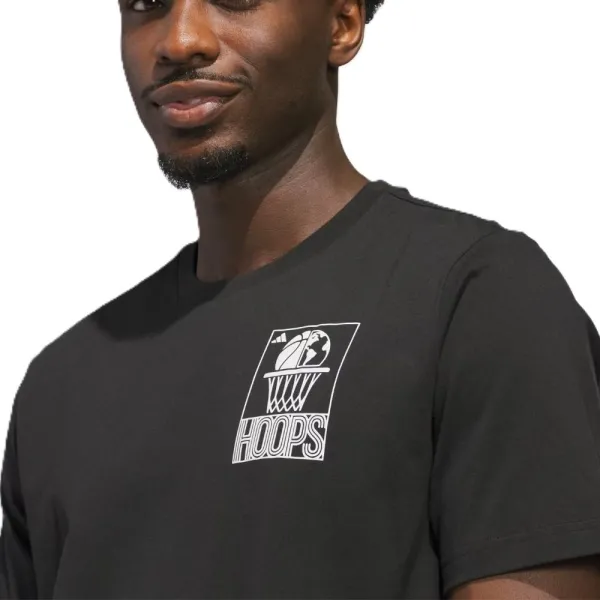 Camiseta Adidas World Wide Hoops Negra