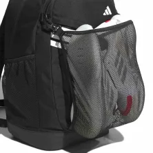 Mochila Adidas basketball backpack 2.0 negra detalle 1