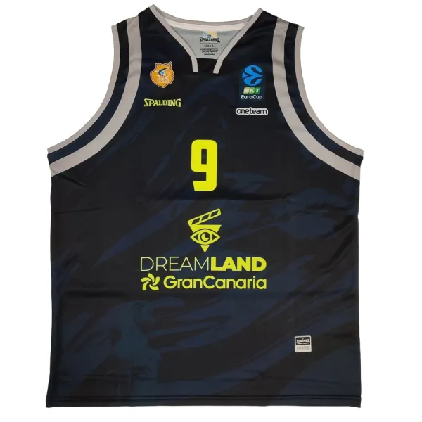 Camiseta Nicolas Brussino Gran Canaria Eurocup azul frontal