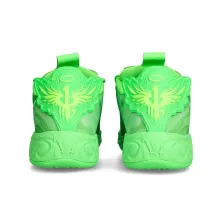 Puma MB 04 Low Junior Green Glare de baloncesto verde - foto talones