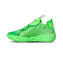 Puma MB 04 Low Junior Green Glare de baloncesto verde interior zapatilla