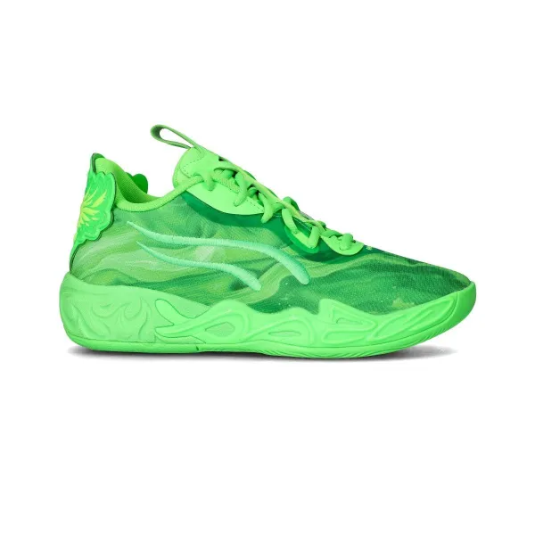 Puma MB 04 Low Junior Green Glare de baloncesto verde