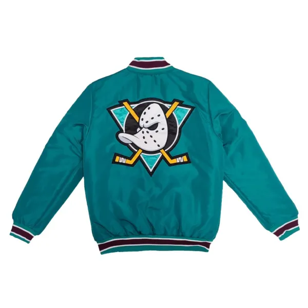 Chaqueta reversible Mighty Ducks Starter logo espalda