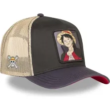 Gorra Capslab One Piece Luffy LUF trucker multicolor