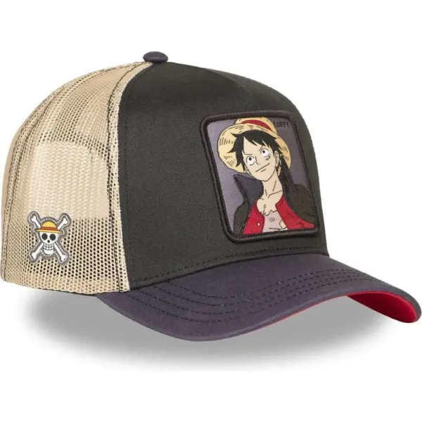 Gorra Capslab One Piece Luffy LUF trucker multicolor