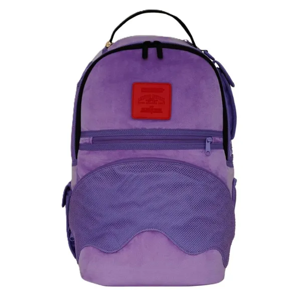 Mochila Sprayground Inverted Shark lado morado
