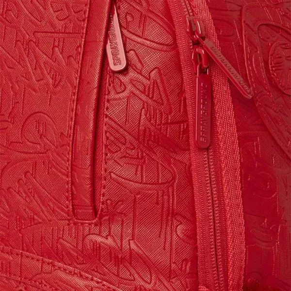Sprayground Red Scribble detalle 2