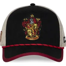 Gorra Capslab Harry Potter Gryffindor Negra y Beige