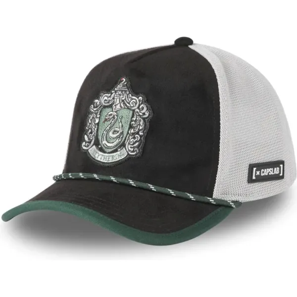 Gorra Capslab Harry Potter Slytherin Negra y Gris