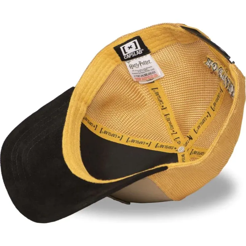 Gorra Capslab Harry Potter Hogwarts Dorada