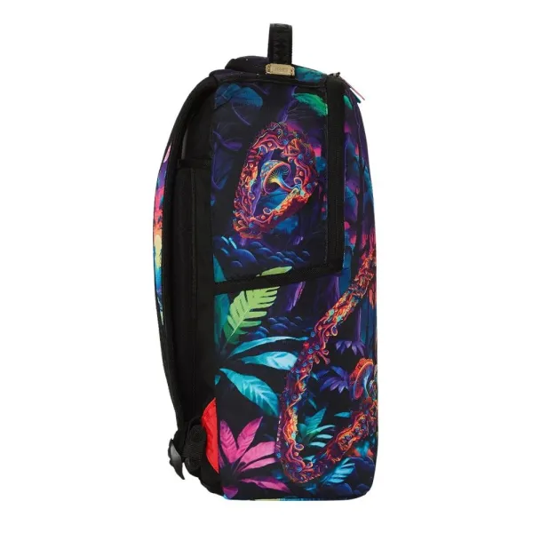 Mochila Psychedelic Forrest de Sprayground multicolor vista lateral Mochila Psychedelic Forrest de Sprayground multicolor vista lateral
