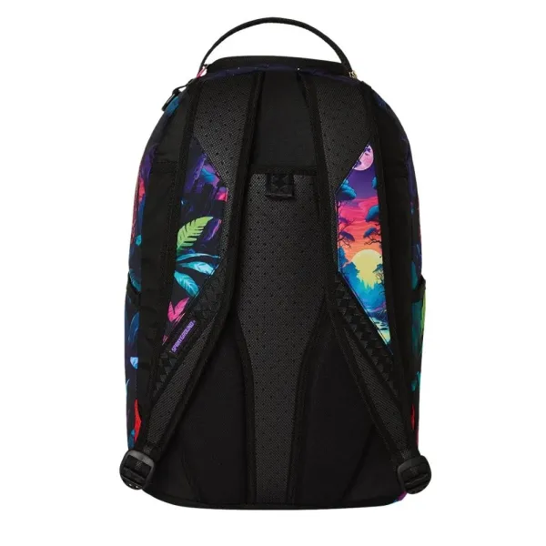 Mochila Psychedelic Forrest de Sprayground multicolor vista trasera Mochila Psychedelic Forrest de Sprayground multicolor vista trasera