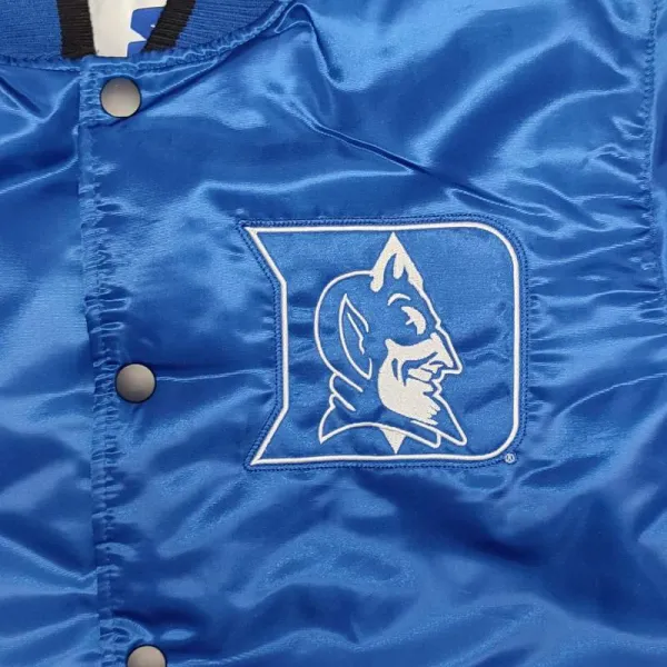 Chaqueta Duke Starter NCAA Bomber Jacket detalle logo Chaqueta Duke Starter NCAA Bomber Jacket detalle logo