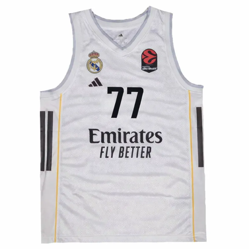 Camiseta Luka Doncic Real Madrid Baloncesto Adidas frontal
