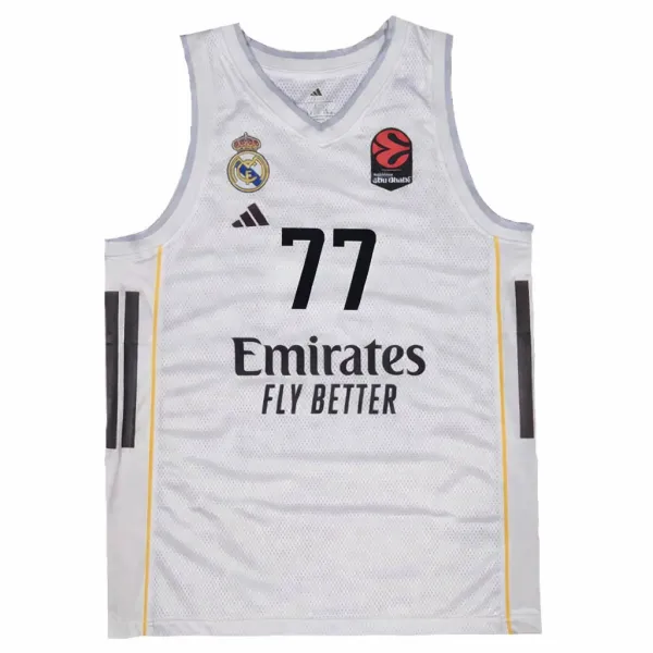 Camiseta Luka Doncic Real Madrid Baloncesto Adidas frontal Camiseta Luka Doncic Real Madrid Baloncesto Adidas frontal