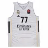 Camiseta Real Madrid Baloncesto Adidas 2025-26 Blanca - Personalizada
