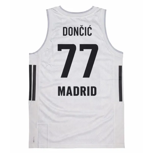 Camiseta Luka Doncic Real Madrid Baloncesto Adidas trasera Camiseta Luka Doncic Real Madrid Baloncesto Adidas trasera