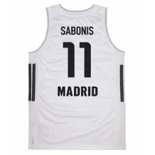 Camiseta Sabonis Real Madrid Baloncesto Adidas trasera Camiseta Sabonis Real Madrid Baloncesto Adidas trasera