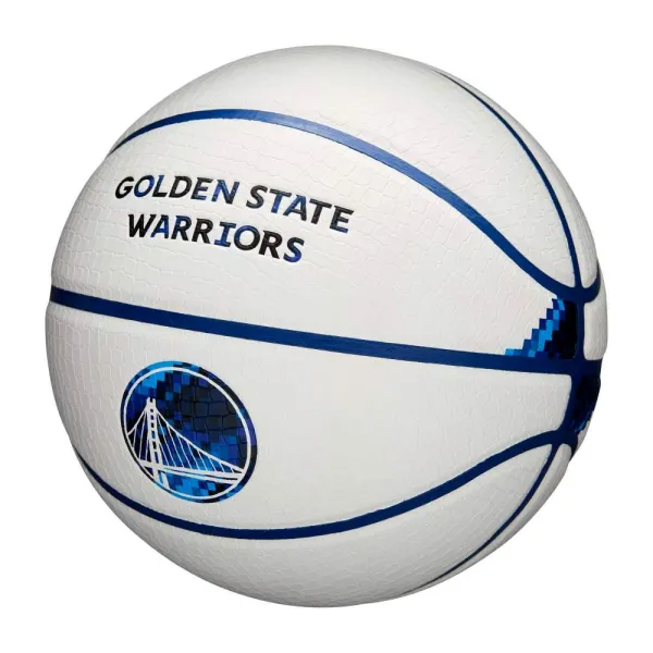 Balón Wilson Golden State Warriors NBA Team Pixel, lateral derecha