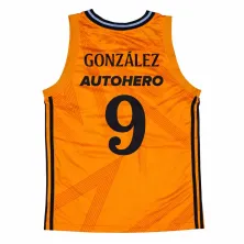 Camiseta Hugo González Real Madrid Baloncesto Euroliga trasera