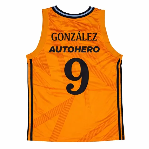 Camiseta Hugo González Real Madrid Baloncesto Euroliga trasera