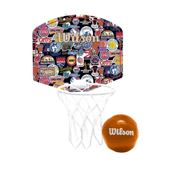 Micro Canasta Wilson NBA Retro con balon Micro Canasta Wilson NBA Retro con balon